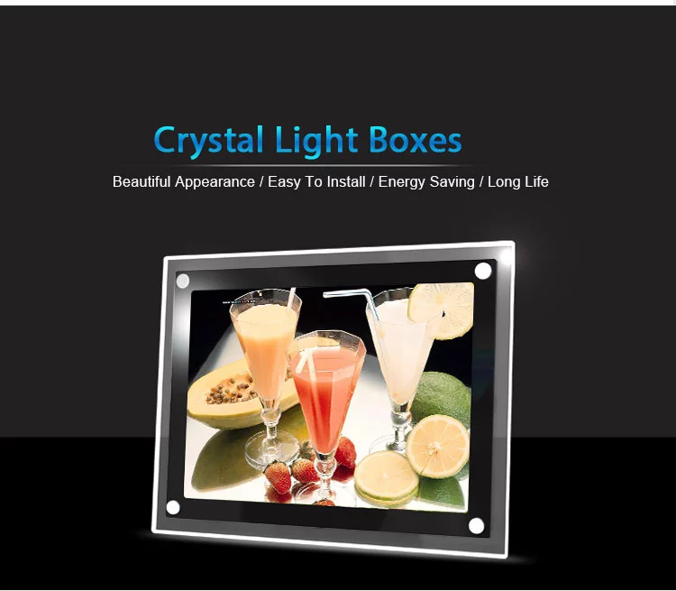 Acrylic crystal light box Acrylic crystal light box