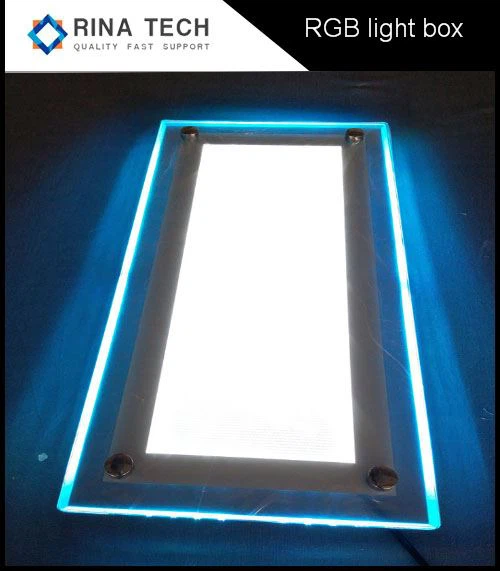 Single-Side Acrylic RGB Light Box