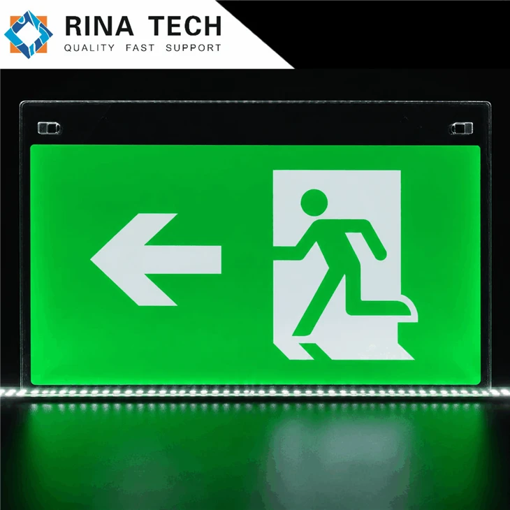 Electric Backlit Escape Route Signage Light Guide Panel suppliers